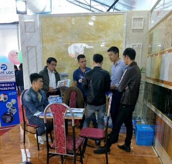 Phát Lộc tại triển lãm Vietbuild 2018 Hà Nội: Hút khách ngay ngày đầu khai mạc