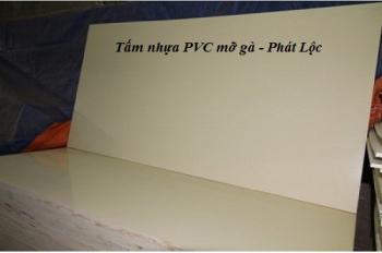 Địa điểm mua tấm nhựa PVC màu mỡ gà