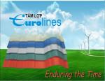Màu sắc của tấm lợp mái Eurolines