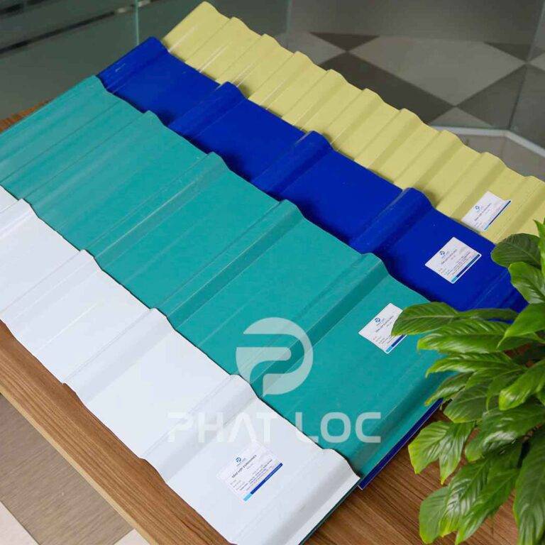 Bảng giá tôn nhựa 11 sóng PVC/ASA – Tham khảo tại Phát Lộc
