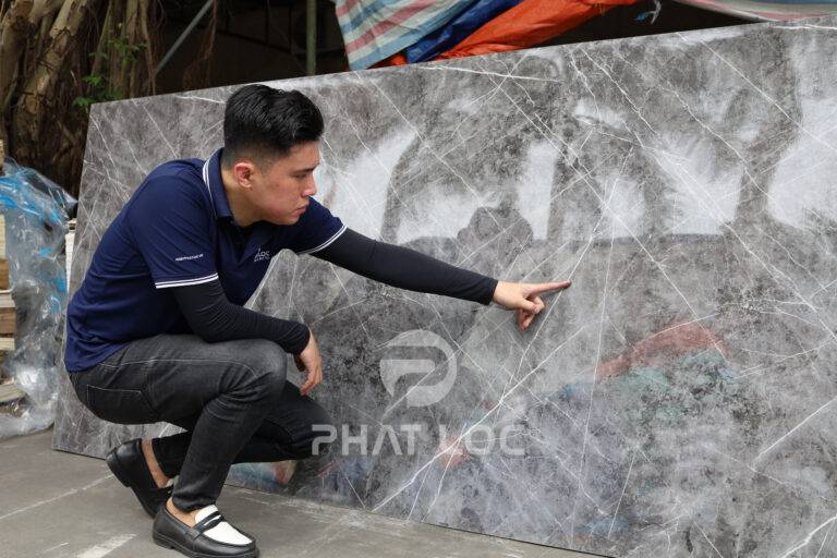 Bảng thông số kỹ thuật của mẫu PVC vân đá