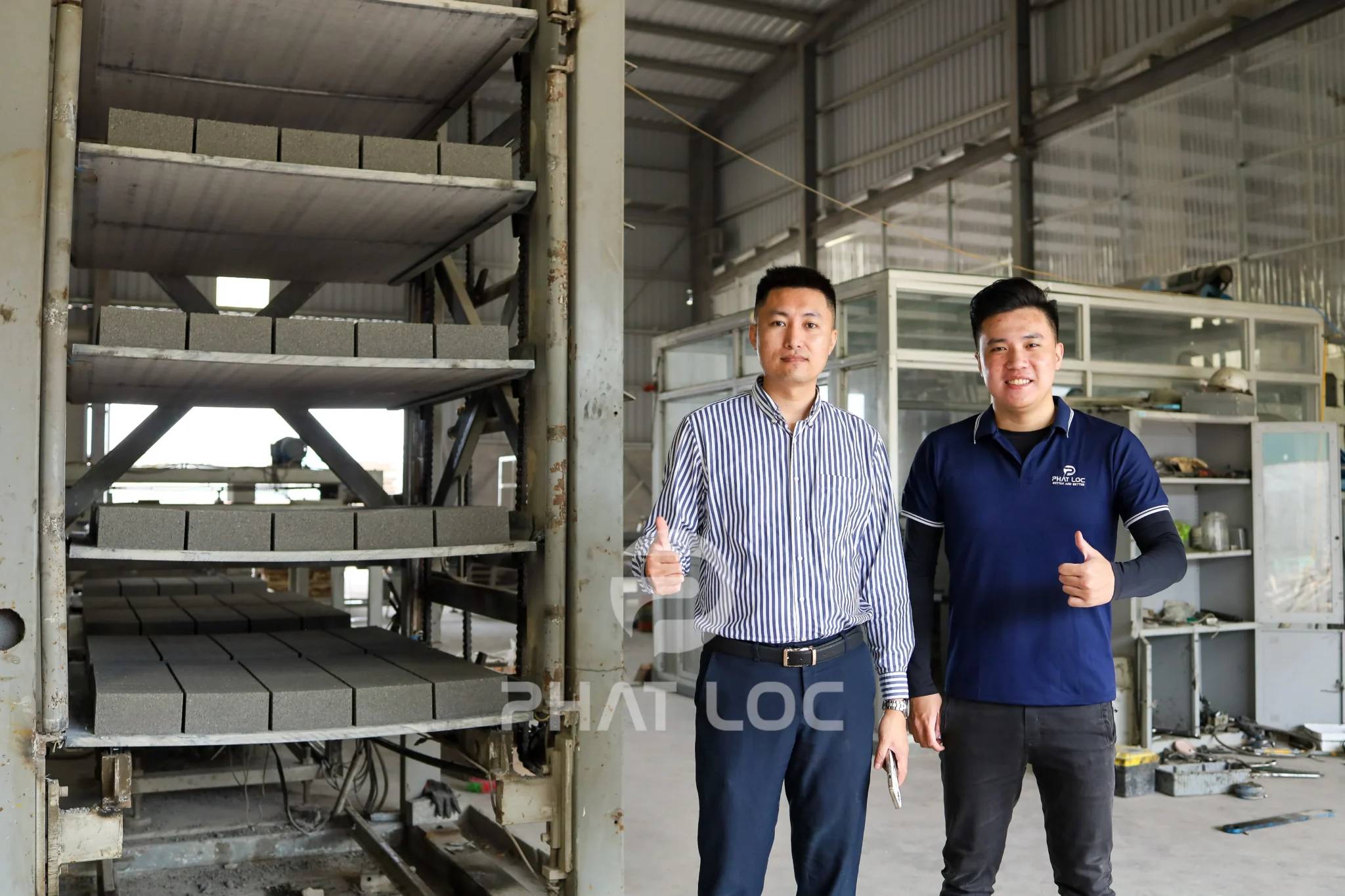 Dịch vụ tư vấn – báo giá – chuyển giao công nghệ Máy Sản Xuất Gạch Không Nung tại Phát Lộc