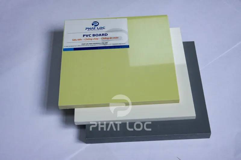 Độ dày tấm PVC làm bồn hóa chất phổ biến