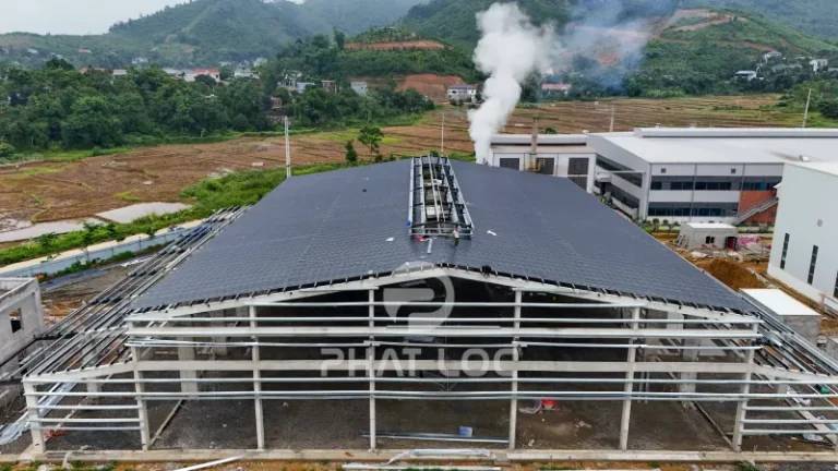 Dự án: 6.000 m² tôn nhựa PVC/ASA Eurolines tại Nhà máy sản xuất muối Đồng Sun Phát, Hòa Bình
