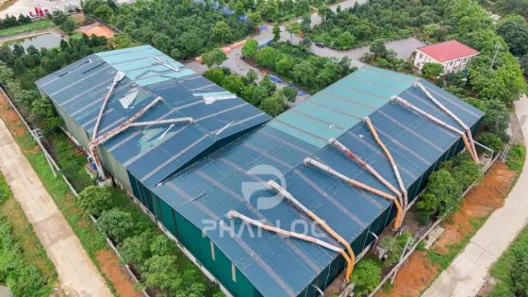 Khu công nghiệp có hóa chất, axit