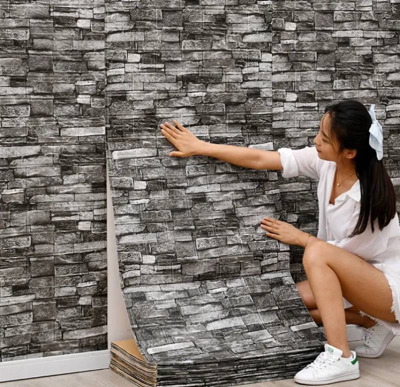 Miếng dán tường 3D xốp PE