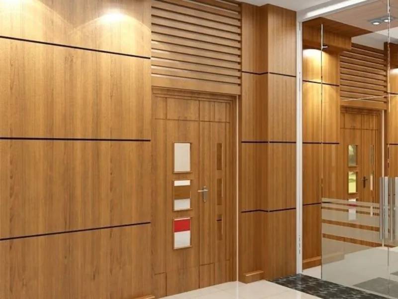 Ốp tường quán cà phê, showroom, văn phòng