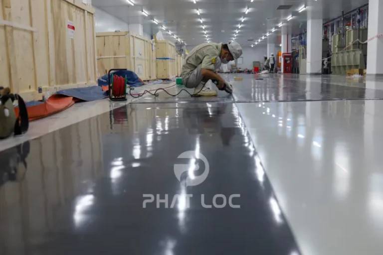 Quy trình thi công – Lắp đặt sàn PVC chống tĩnh điện