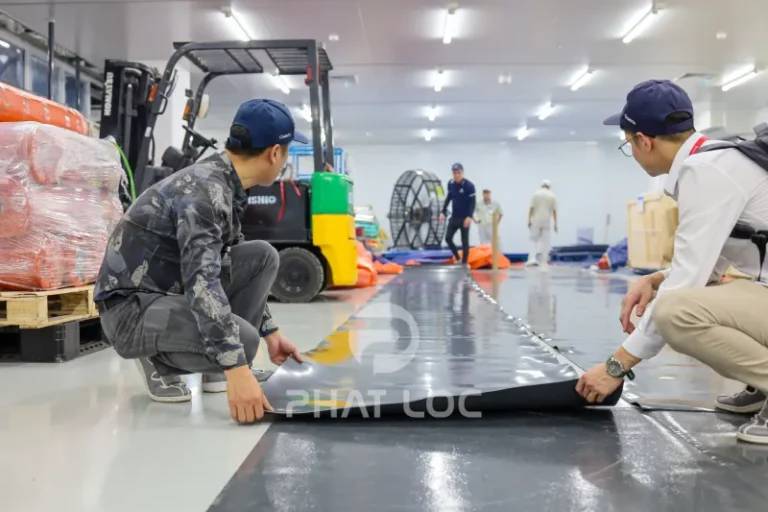 Sàn xưởng cơ khí – Chống rung, bảo vệ máy CNC, máy dập