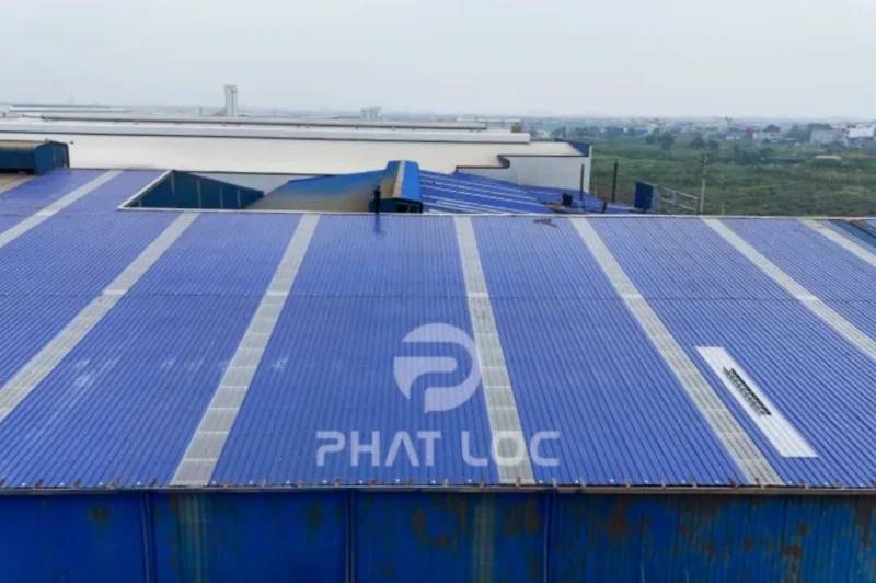 Tấm lợp nhựa sóng vuông PVC/ASA