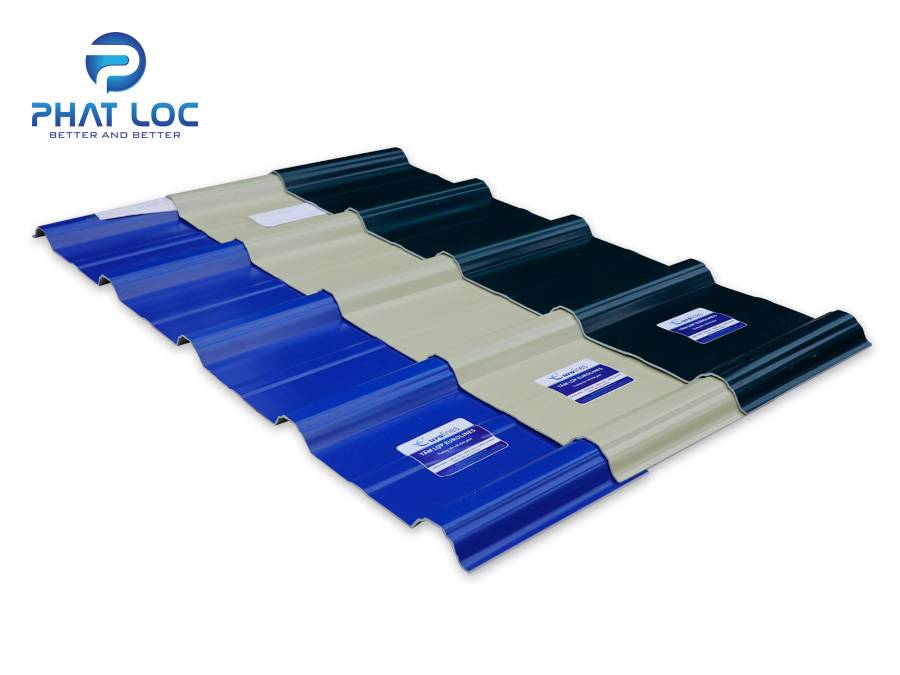 Tấm nhựa lợp mái PVC/ASA