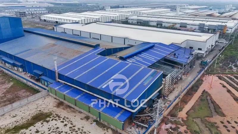 Tôn nhựa cho công trình sản xuất có hóa chất