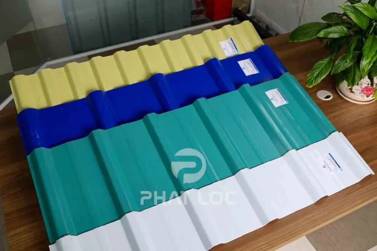 Tôn nhựa PVC/ASA – Lựa chọn tối ưu cho mái chống ăn mòn