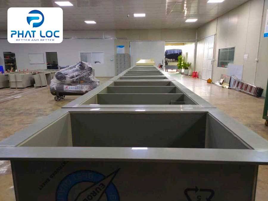 Ứng dụng tấm nhựa PP làm bồn chứa hóa chất trong công nghiệp