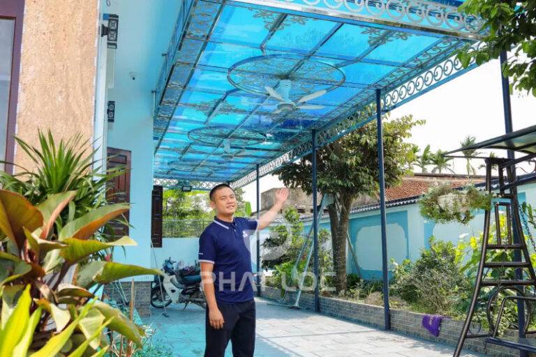 Vách ngăn, mái hiên, mái che dân dụng